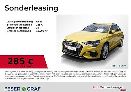Audi A3 Sportback 40 TFSI e Design Select/Optik Schwa