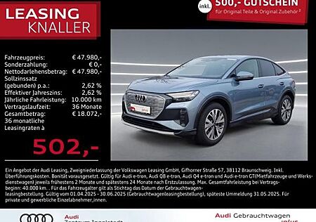 Audi Q4 e-tron Q4 Sportback e-tron 45 qu MATRIX Pano NAVI SONOS