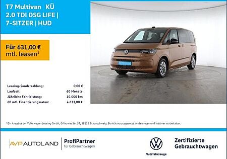 VW T7 Multivan Volkswagen KÜ 2.0 TDI DSG LIFE | 7-SITZER | HUD