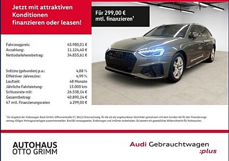 Audi A4 Avant 40 TDI quattro S line Leder