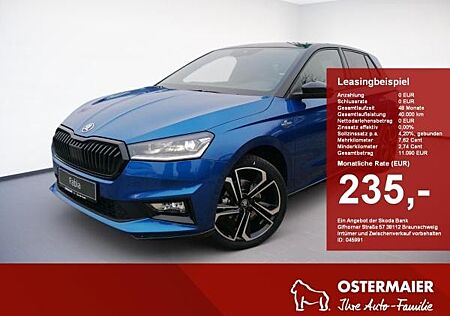 Skoda Fabia Monte Carlo 1.5TSI DSG.FernA.ViCo.KAM.SHZG.LED.ASSIST+.KESSY.LKR/WSS-HEIZ.WIRELESS