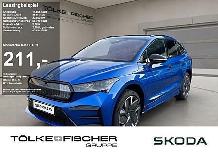 Skoda Enyaq SOFORT VERFÜGBAR! RS Lounge DCC AHK Navi ACC HUD 360 Pano