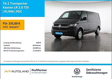 VW T6 Transporter Volkswagen T6.1 Transporter Kasten LR 2.0 TDI | KLIMA | PDC