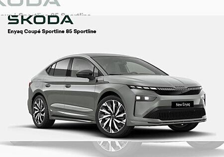 Skoda Enyaq Coupé 85 Sportline *GEWERBE*0,25%*2x im VORLAUF*inkl. 360 I 4xSHZ I AHK I HUD I WÄPU *