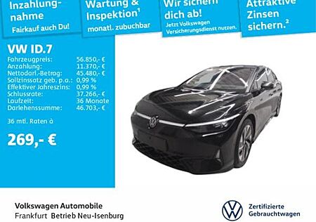 VW ID.7 Volkswagen GTX Navi AHK IQ.LIGHT - LED-Matrix-Scheinwerfer Panoramadach