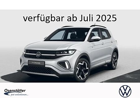 VW T-Cross Volkswagen R-Line 1.0 l TSI DSG Klima Kamera MfL ShZ LED-Matrix