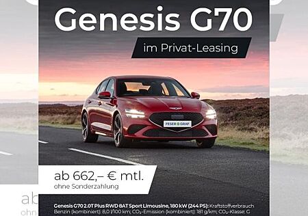 Genesis G70 🔥2.0T Plus RWD Sport🔥Top-Leasing! Ohne Anzahlung!🔥
