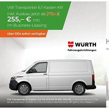 VW T6 Transporter leasen