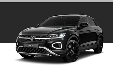 VW T-Roc Volkswagen Style 1.5 TSI 150 PS 6-Gang *BLACK STYLE*IQ-LED*AHK*NAV*KEYLESS*STANDHZG*45.295€
