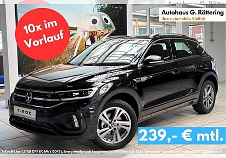 VW T-Roc Volkswagen R-Line 1.5 TSI DSG *10 x IM VORLAUF* KAMERA*NAVI*GANZJAHRESREIFEN*