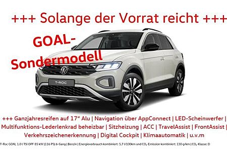 VW T-Roc Volkswagen GOAL TSI 6-Gang 199,-