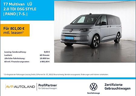 VW T7 Multivan Volkswagen LÜ 2.0 TDI DSG STYLE | PANO | 7-S. |