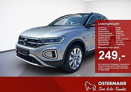 VW T-Roc Volkswagen Style 1.0TSI 6-Gang 5J-GARANTIE,LED-PLUS,AHK,KAMERA,PDC,AHK,18ALU,ACC,NAVI