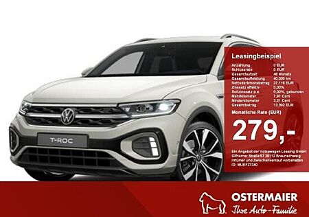 VW T-Roc Volkswagen R-Line 1.5TSI DSG 4J-GARANTIE,AHK,NAVI,19ALU,KAMERA