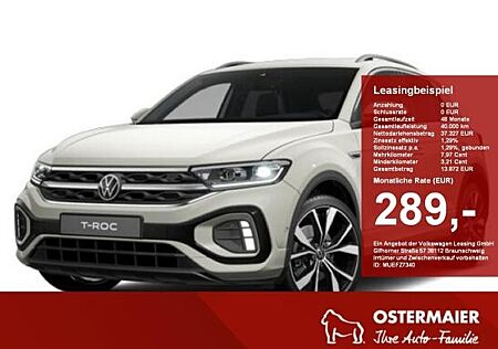 VW T-Roc Volkswagen R-Line 1.5TSI DSG 4J-GARANTIE,AHK,NAVI,19ALU,KAMERA