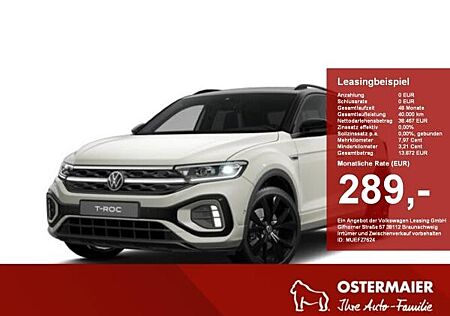 VW T-Roc Volkswagen R-Line 1.5TSI DSG 4J-GARANTIE,IQ.LIGHT,KEYLESS,AHK,NAVI,19ALU