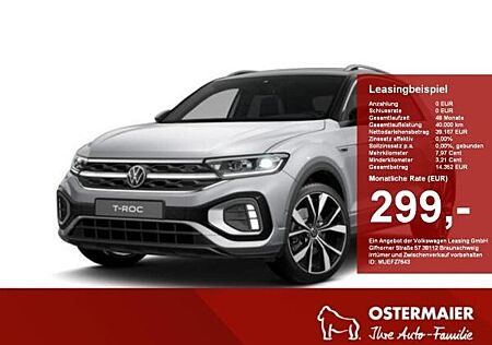 VW T-Roc Volkswagen R-Line 1.5TSI DSG 4J-GARANTIE,AHK,KEYLESS,NAVI,KAMERA,IQ.LIGHT