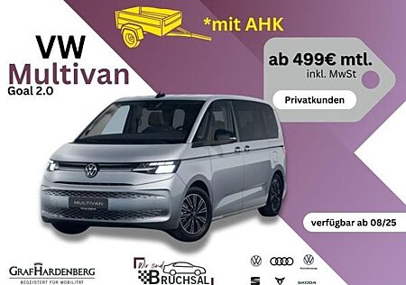 VW T7 Multivan Volkswagen Multivan "GOAL" 2.0 l TDI + AHK *kurze Version*