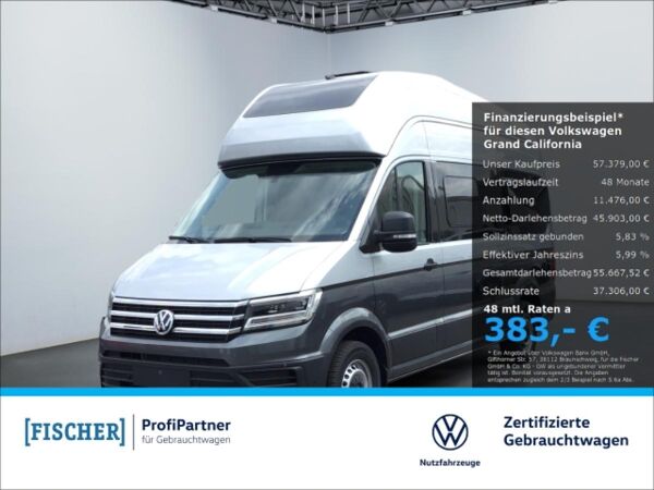 Volkswagen Grand California 600 2.0TDI Solar Navi LED Fahrradträger bild