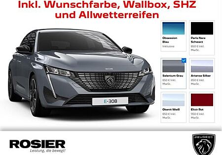 Peugeot 308 e- ALLURE Elektromotor 136 - Privatkunden - inkl. ePro Wallbox, Allwetterreifen