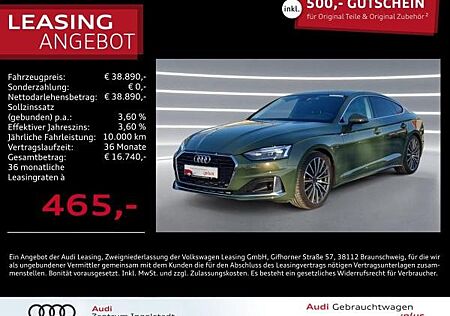 Audi A5 Sportback 40 TFSI NAVI AHK 19 virtual Advanced