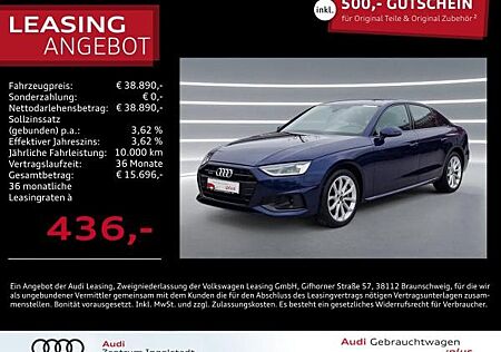Audi A4 Limousine 40 TDI qu NAVI Kamera 18 Advanced