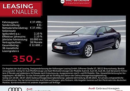 Audi A4 Limousine 40 TDI qu NAVI Kamera 18 Advanced