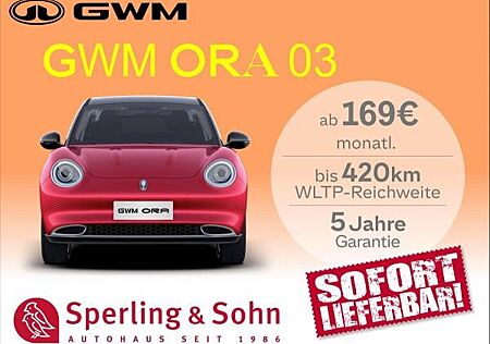 GWM Ora 03 400 PRO mit Wärmepumpe ✔️⚡Sitzheizung- Ganzjahresreifen - Apple CarPlay - Großer Akku⚡