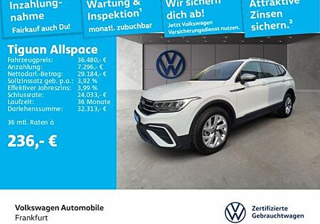 VW Tiguan Allspace Volkswagen 2.0 TDI DSG Life Navi Rückfahrkamera Spurhalteassistent
