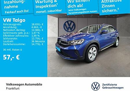 VW Taigo Volkswagen 1.0 TSI Navi LED FrontAssist LaneAssist
