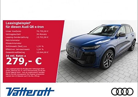 Audi Q6 e-tron edition one blue performance Pano AHK