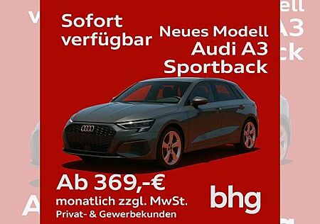 Audi A3 💥 Sportback NEUES MODELL – Sofort Verfügbar! wenig Kilometer, viel Ausstattung & ein echter
