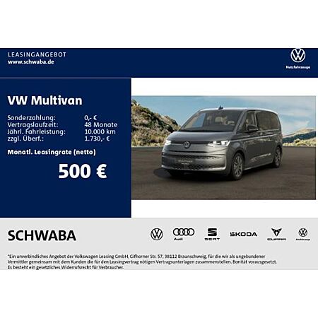 VW T6 Multivan leasen