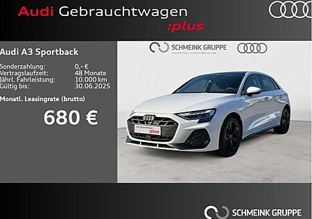 Audi A3 Sportback 40 TFSI e S line Matrix Pano ACC