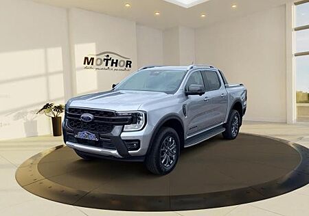 Ford Ranger Wildtrak 2,3L PHEV Silber und Schwarz erhältlich