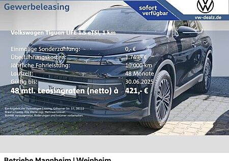 VW Tiguan Volkswagen Life 1.5 eTSI OPF DSG