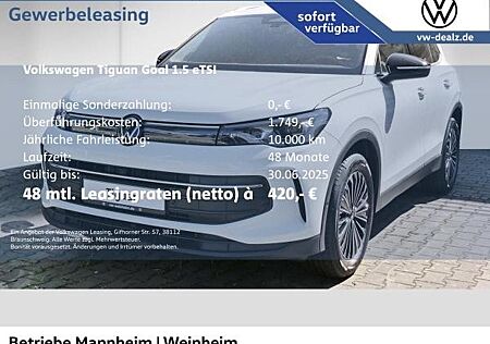 VW Tiguan Volkswagen GOAL 1.5 eTSI OPF DSG