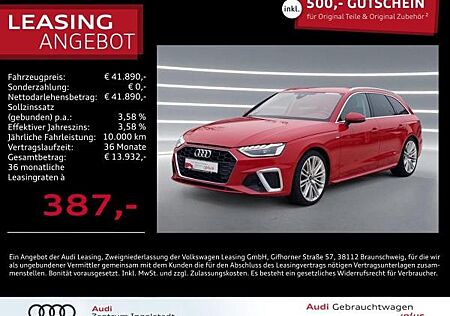 Audi A4 Avant 40 TFSI S line LED NAVI AHK ACC B&O 19