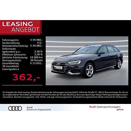 Audi A4 leasen