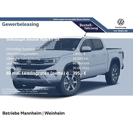 VW Amarok leasen