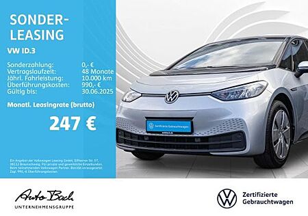VW ID.3 Volkswagen Pure Performance City Automatik, Navi, LED, Wärmepumpe, App-Connect, ACC, Klima