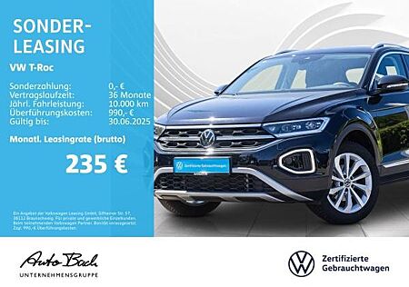 VW T-Roc Volkswagen 1.5 TSI DSG Style, Navi, LED, AHK, App-Connect, Digital Cockpit Pro, Klima
