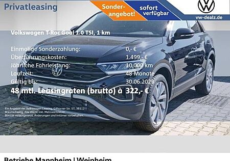 VW T-Roc Volkswagen GOAL 1.0 TSI OPF