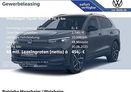 VW Tiguan Volkswagen GOAL 2.0 TSI OPF 4MOTION DSG