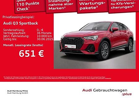 Audi Q3 Sportback 35 TFSI S line S tronic LED Sitzhzg Navi