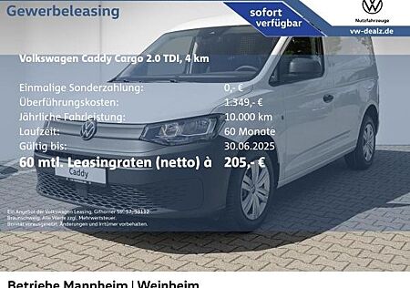 VW Caddy Volkswagen Cargo 2.0 TDI EU6 SCR AHK GJ Klima PDC