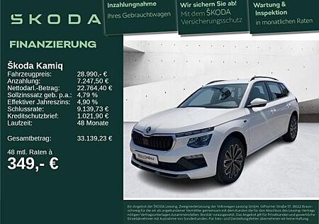 Skoda Kamiq Tour 1,0 TSI R-KAM SHZ KEYLESS BIS 28.11.25