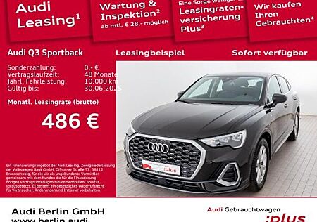 Audi Q3 Sportback S line 35 TFSI S tr. RFK NAVI LED