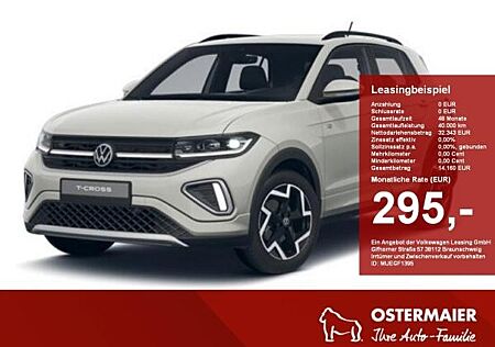 VW T-Cross Volkswagen R-Line 1.0TSI DSG 5J-GARANTIE,KLIMA,NAVI,KAMERA,GJR 17ALU