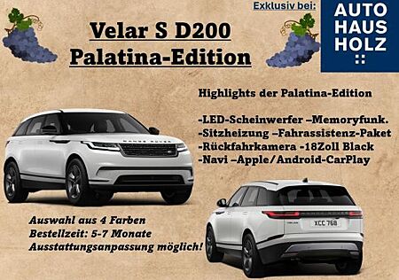Land Rover Range Rover Velar Velar S D200 *NEUBESTELLUNG* - Palatina-Edition - 19 Zoll - Fahrassistenzpaket - 360 Grad Kam